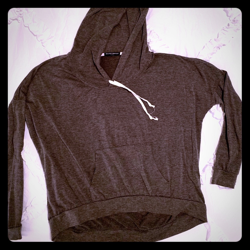 Brandy Melville charcoal pullover hoodie